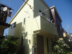 外壁塗装【横浜市戸塚区】パーフェクトトップ、ファインシリコンベスト after