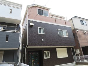 【横浜市鶴見区】屋根重ね葺き、外壁塗装工事外壁：パーフェクトトップ<br>屋根：スカイメタルスレート重ね葺き  after