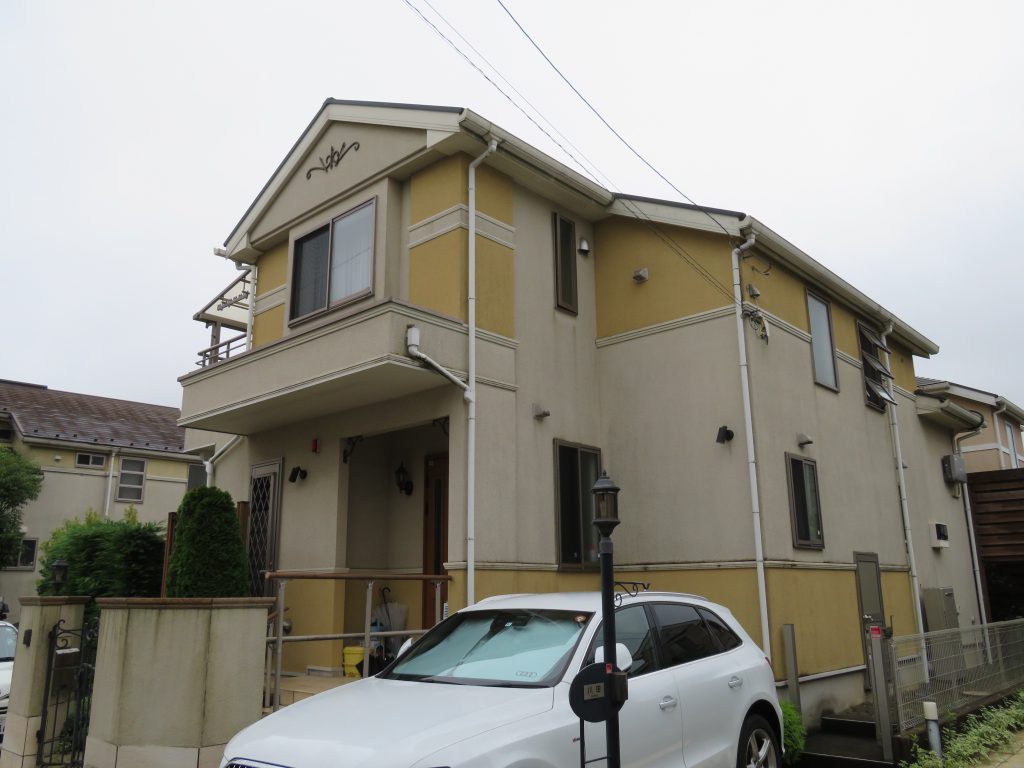 【横浜市】外壁、屋根塗装外壁：ダイヤモンンドコート<br>屋根：サーモアイSi before2
